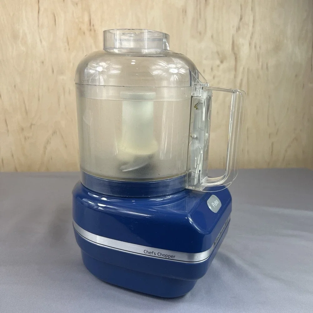 KitchenAid Chef's Chopper KFC3100 3 Cup Food Processor Blue Tested